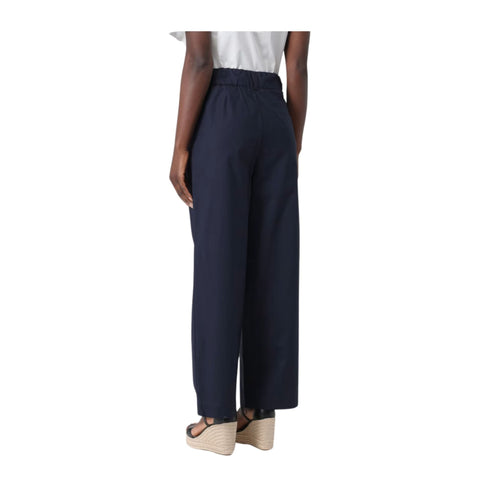 Woolrich Pantaloni Pantalone Donna con vita elasticizzata Blu - Francavilla Moda
